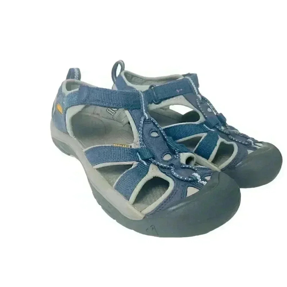 KEEN Kids' Venice H2 Sandal Blue/Gray Size 4 US Hiking Sport Waterproof